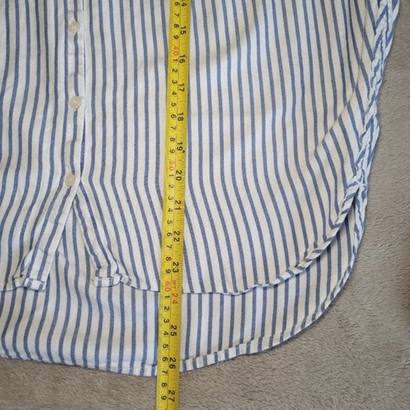 Madewell Central Shirt Dalton Stripe size small - Picture 12 of 15